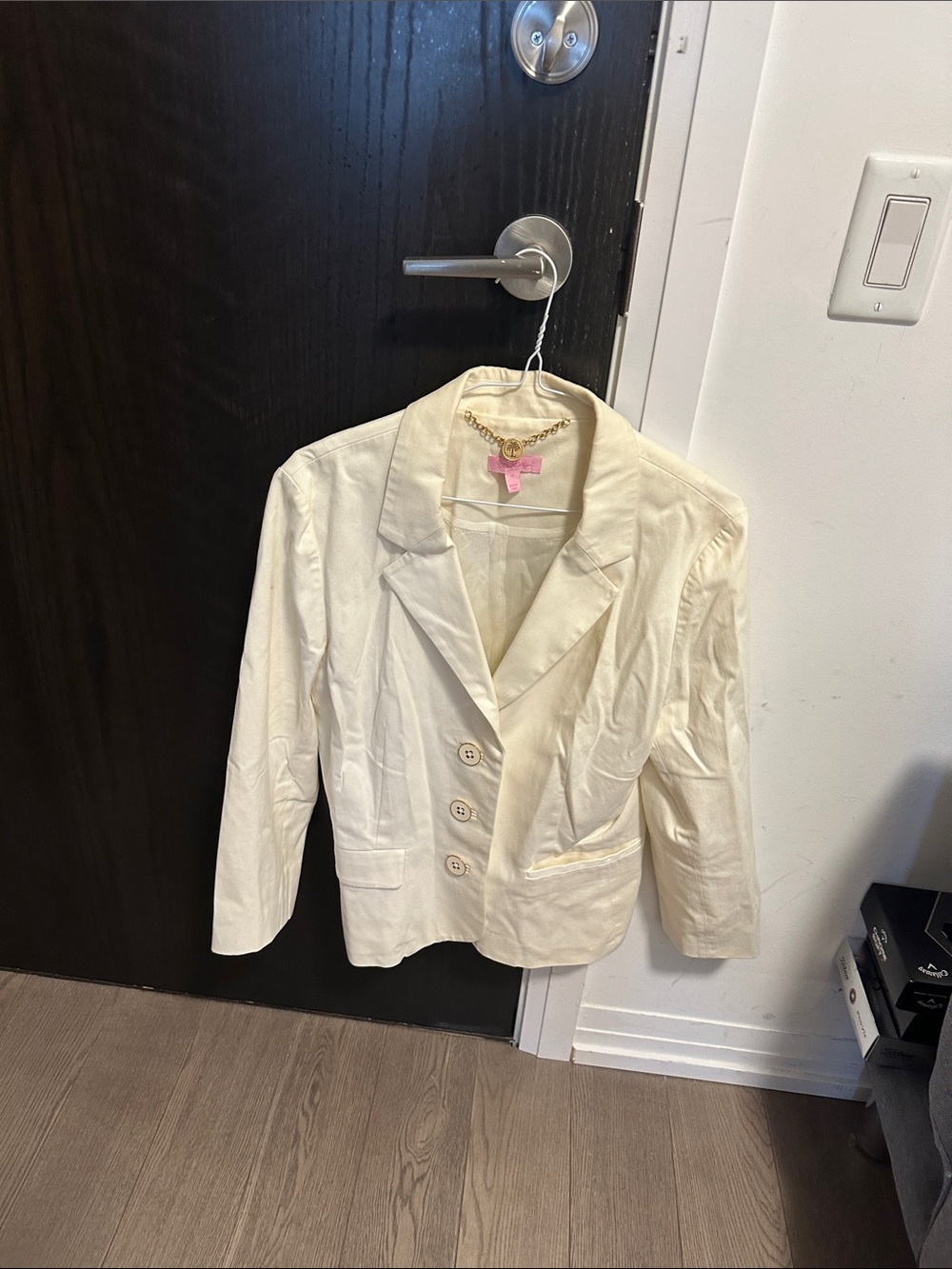 Lilly Pulitzer Cream Tailored Women's Blazer